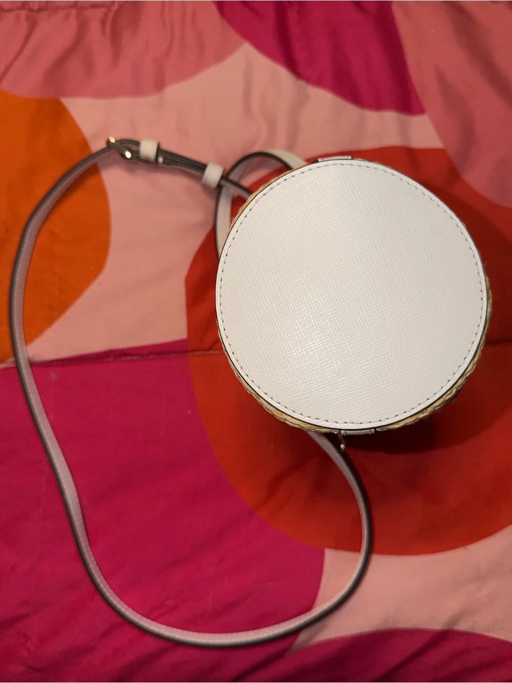 Kate Spade New York Straw Strawberry Crossbody Bag LIKE NEW